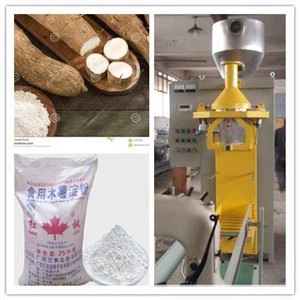 Macchina confezionatrice per sacchetti aperti in polvere di amido di tapioca